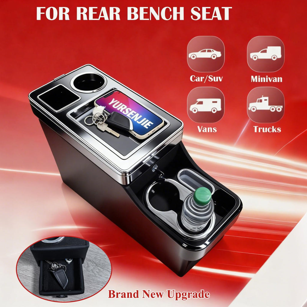 Truck Center Console Organizer Between Seats for SUVs and Minivans
