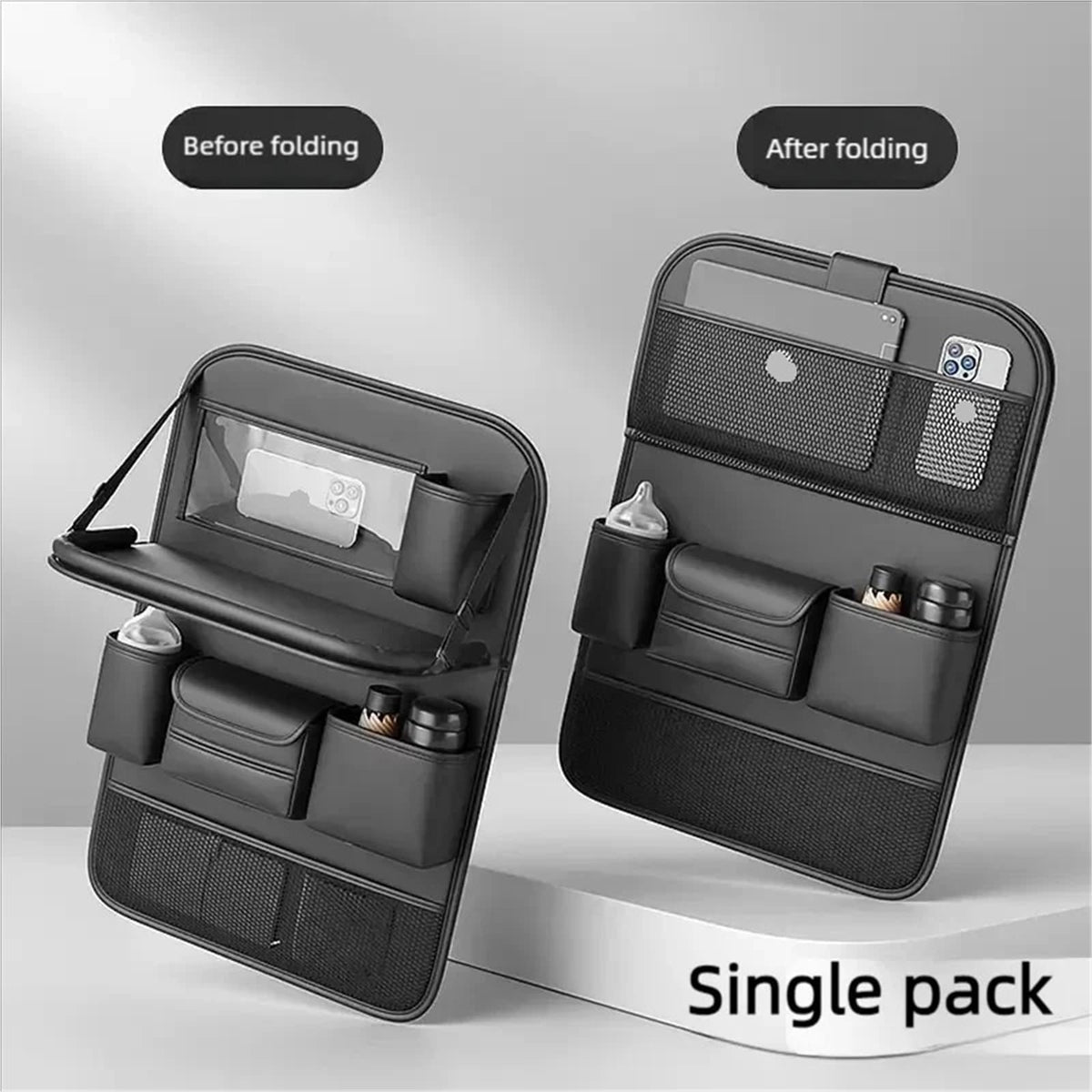 Car Seat Back Storage Organizer Multi-Pocket Hanging Bag