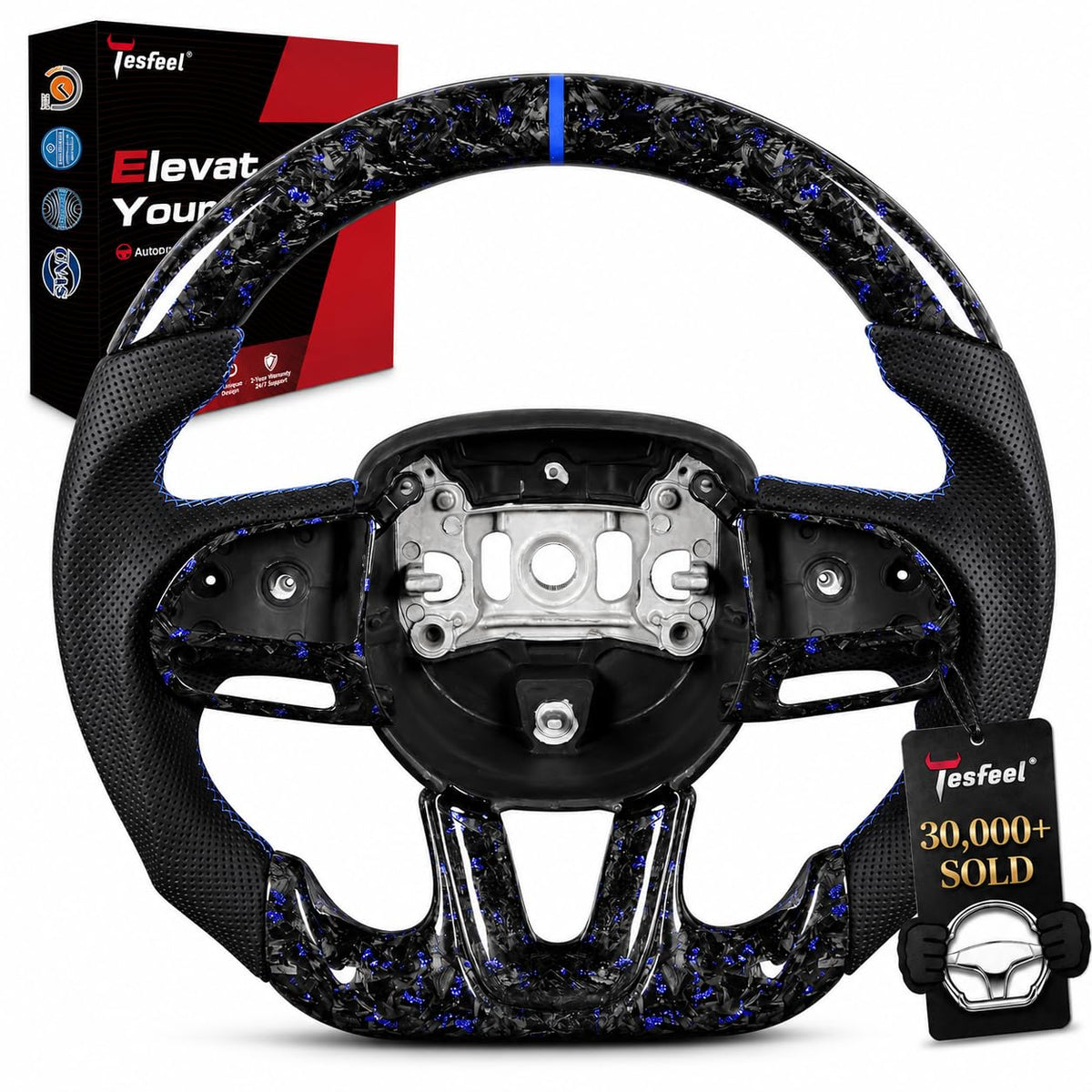 TESFEEL steering wheel for Dodge challenger