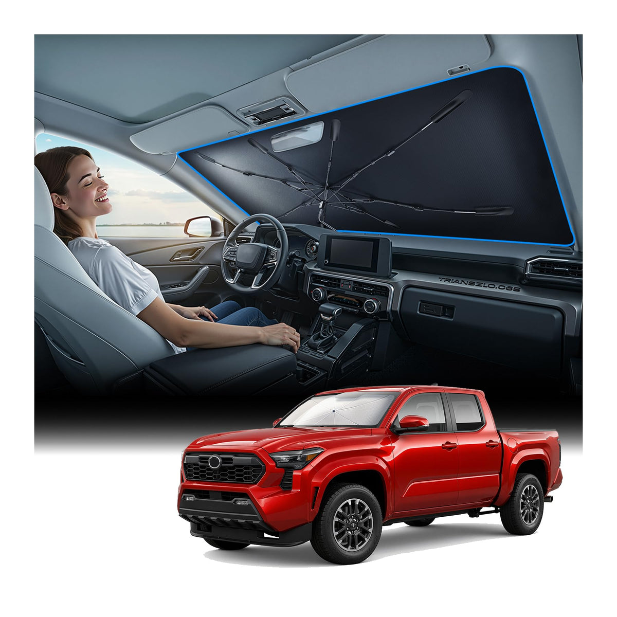 Windshield Sun Shade Umbrella Heat Shield Car Interior Protector