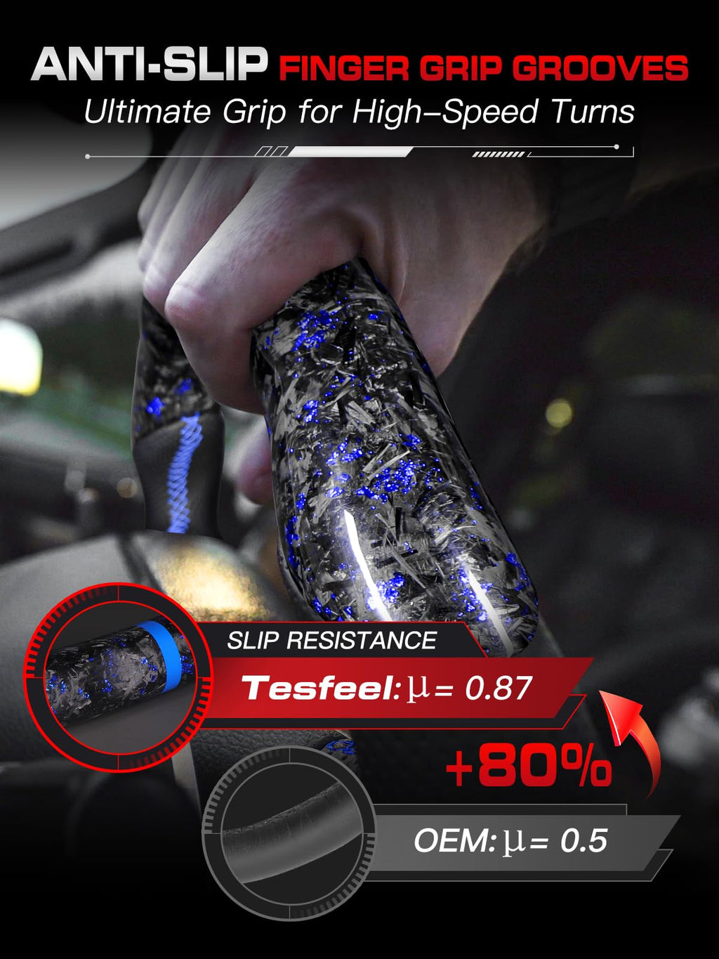 TESFEEL steering wheel for Dodge challenger