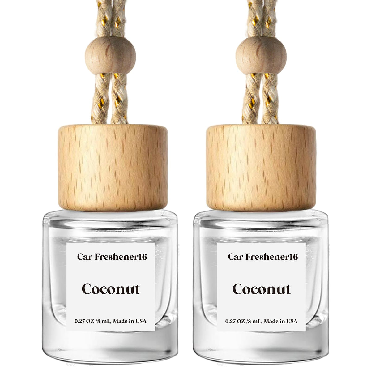 Car Hanging Air Freshener Diffuser 2 Pack