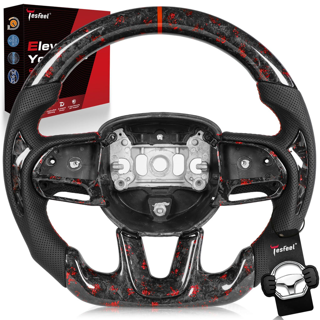 TESFEEL steering wheel for Dodge challenger