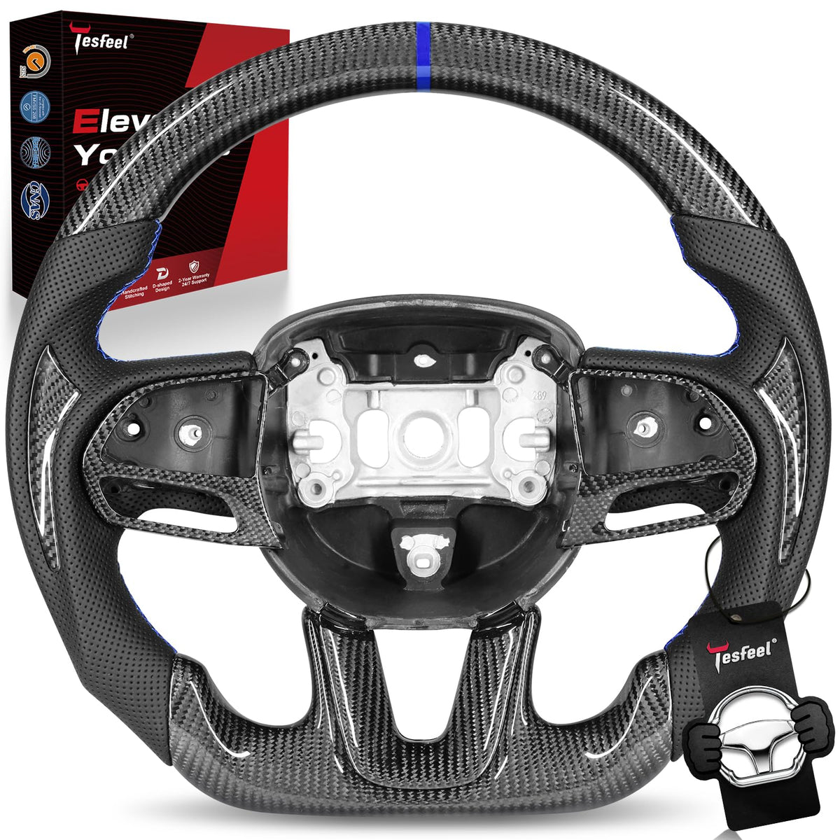 TESFEEL steering wheel for Dodge challenger