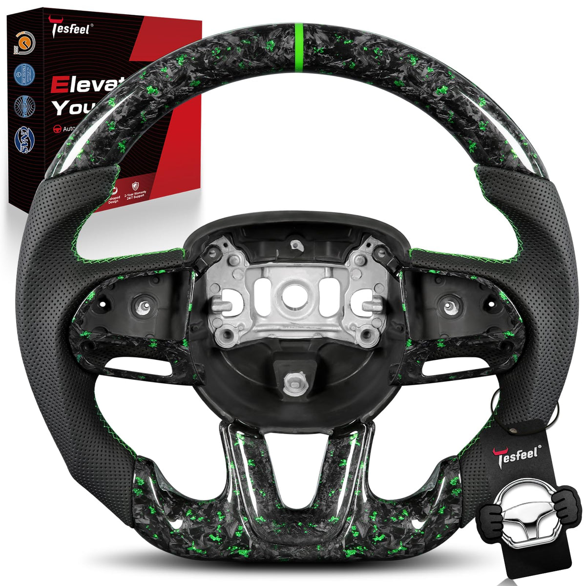 TESFEEL steering wheel for Dodge challenger