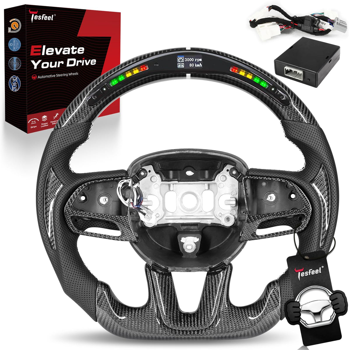 TESFEEL steering wheel for Dodge challenger