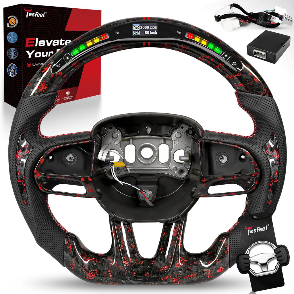 TESFEEL steering wheel for Dodge challenger