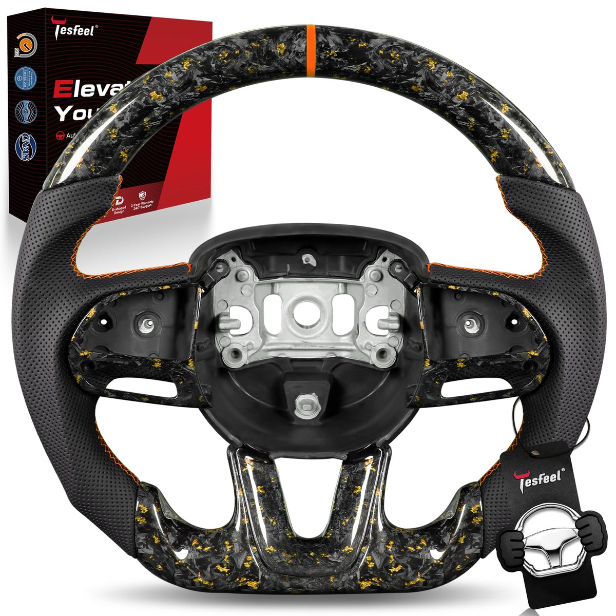 TESFEEL steering wheel for Dodge challenger