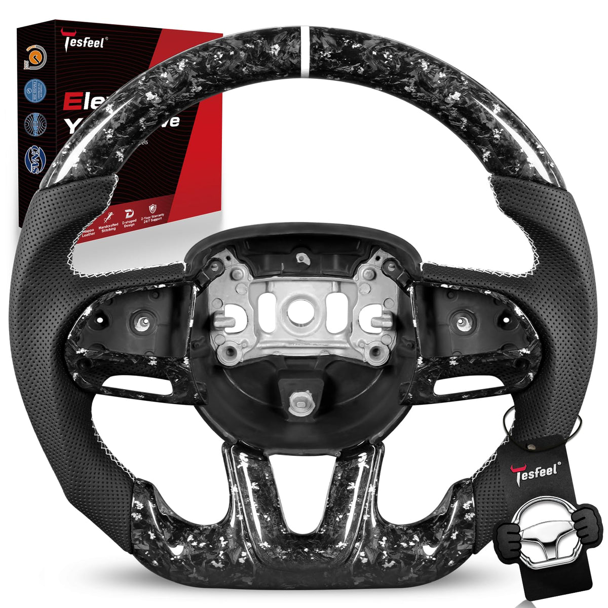 TESFEEL steering wheel for Dodge challenger