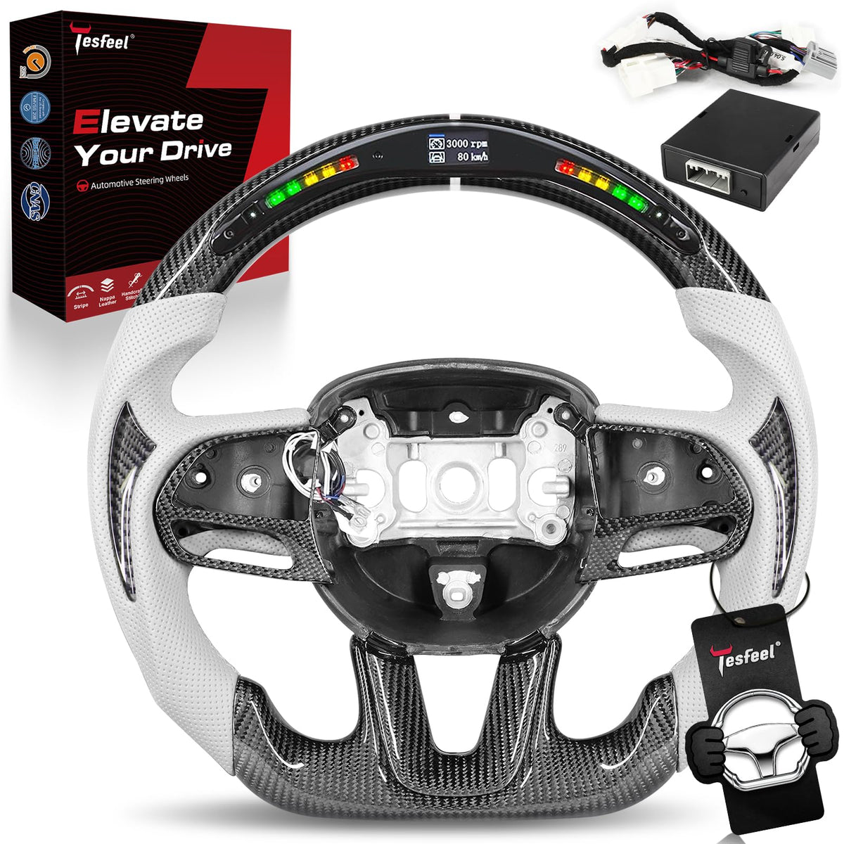 TESFEEL steering wheel for Dodge challenger