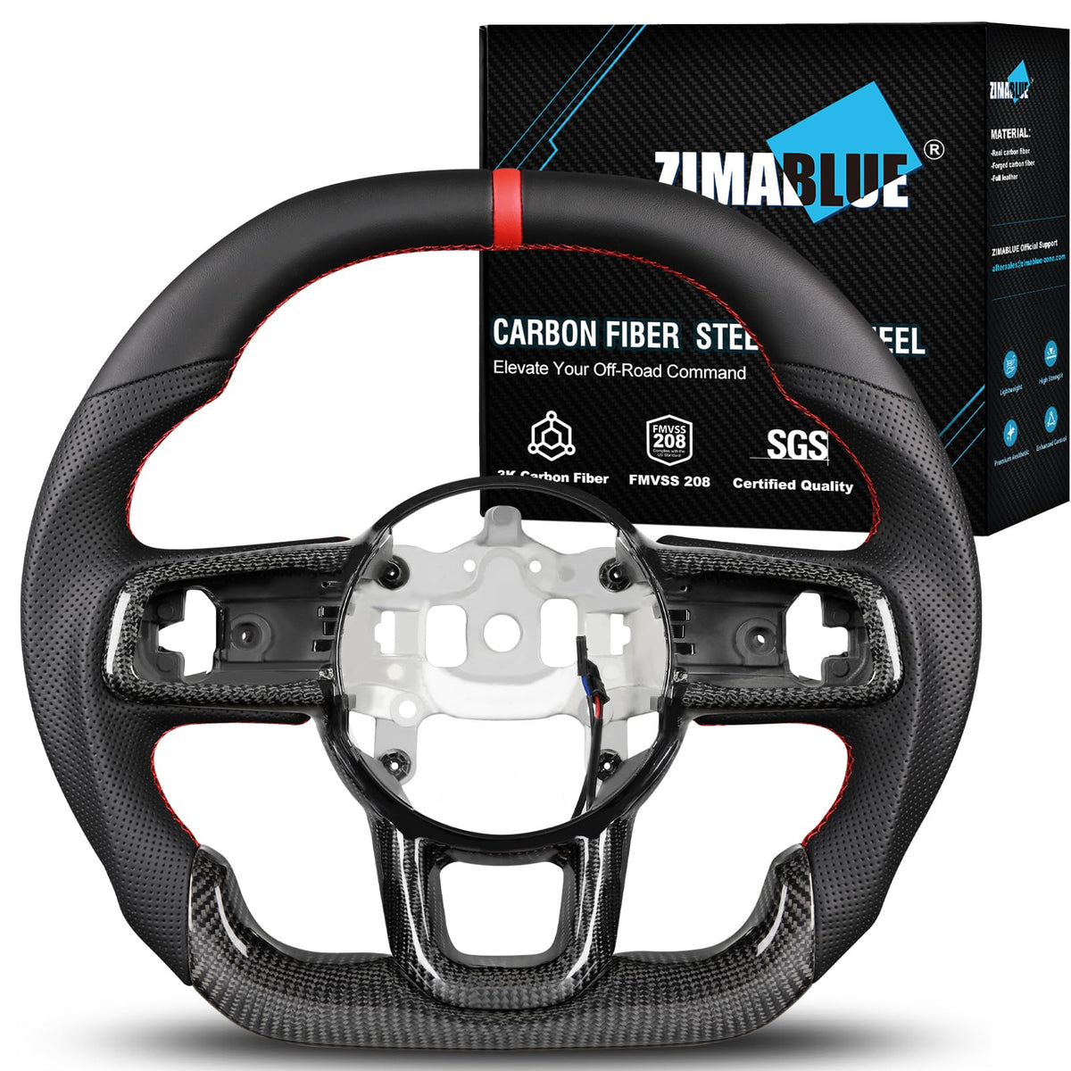 ZIMABLUE Steering Wheel for jeep wrangler
