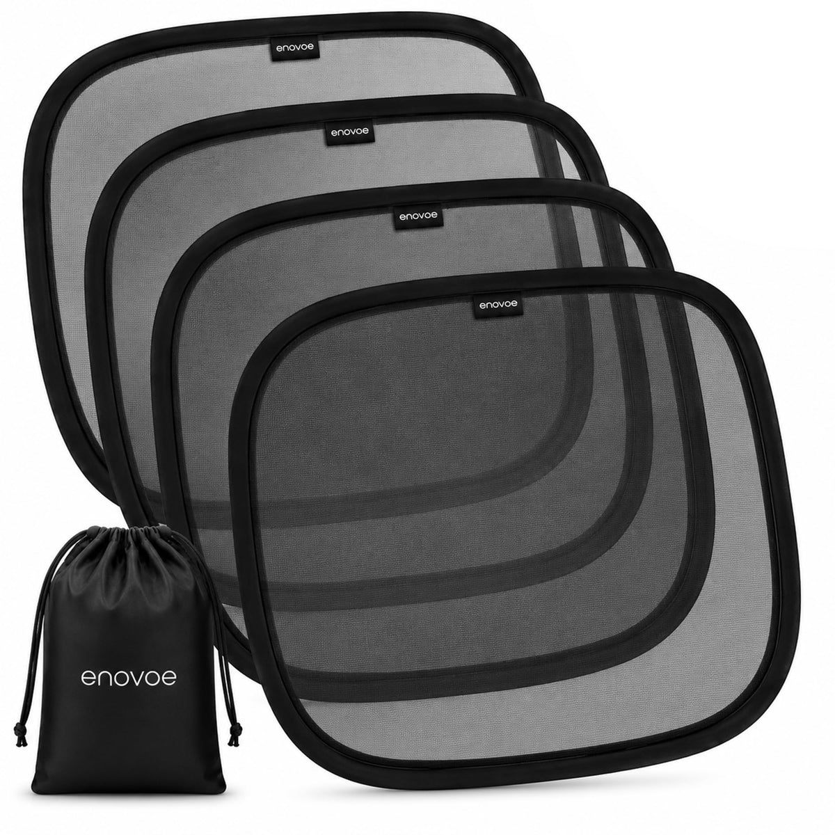 Baby Car Window Shades 4 Pack UV Protection Mesh Sun Shade for SUV