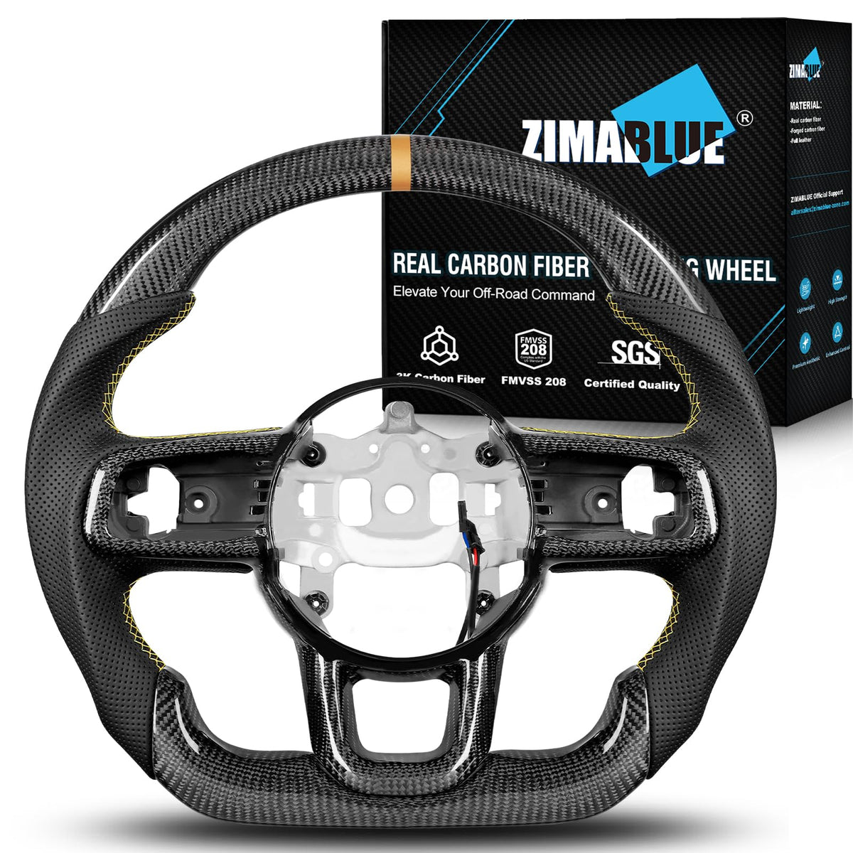 ZIMABLUE Steering Wheel for jeep wrangler