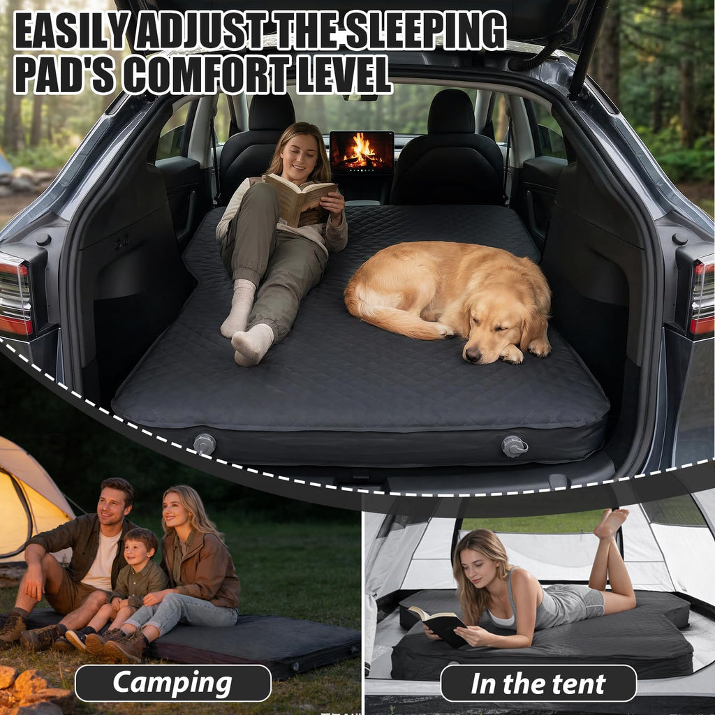 Inflatable Camping Bed for Tesla Model Y Accessories Self Inflating