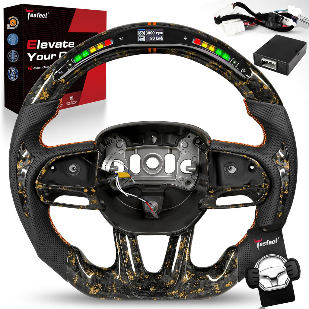 TESFEEL steering wheel for Dodge challenger