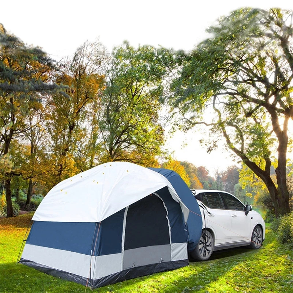 Car Rear Trunk Tent Waterproof Camping Shelter for Travel and Road Trips