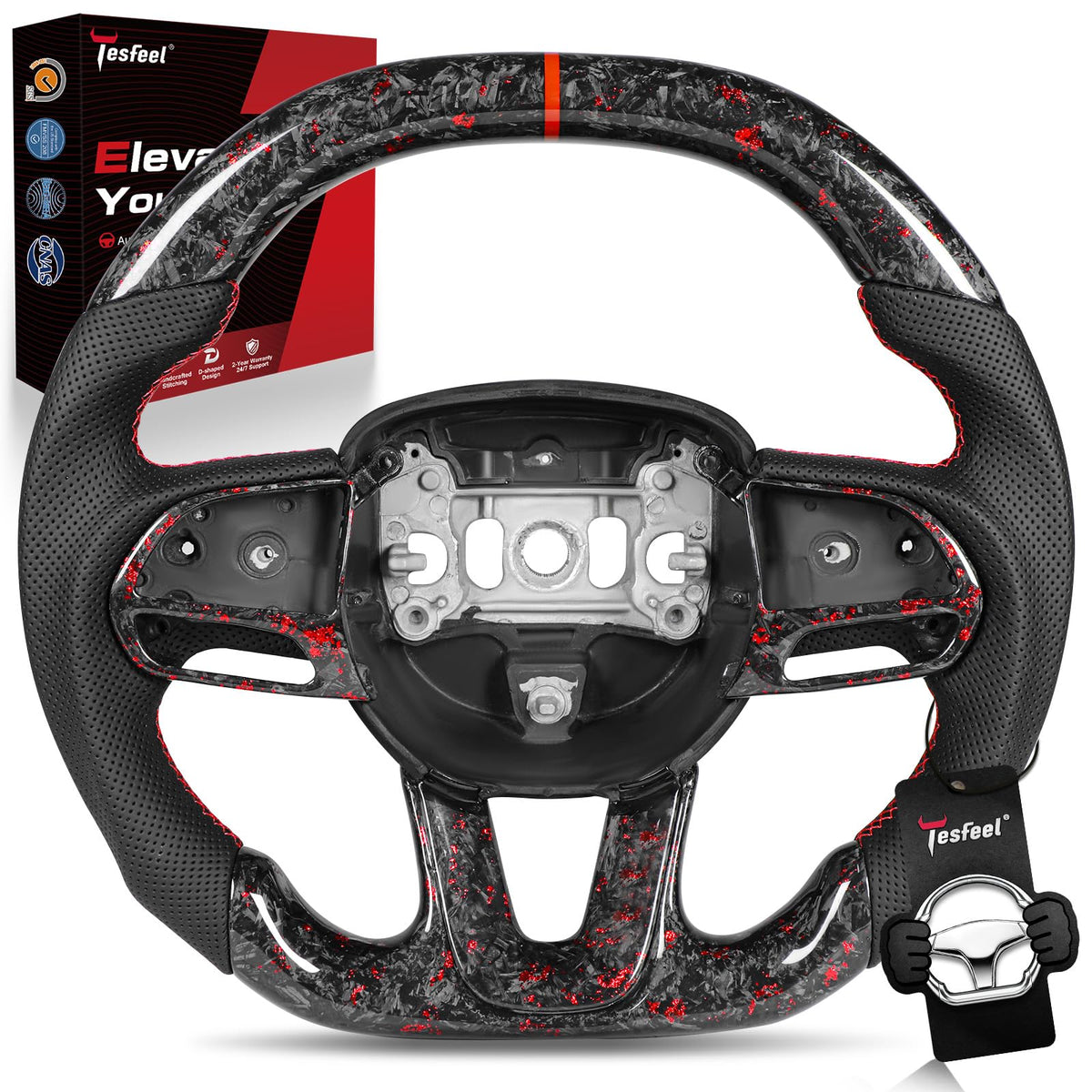 TESFEEL steering wheel for Dodge challenger