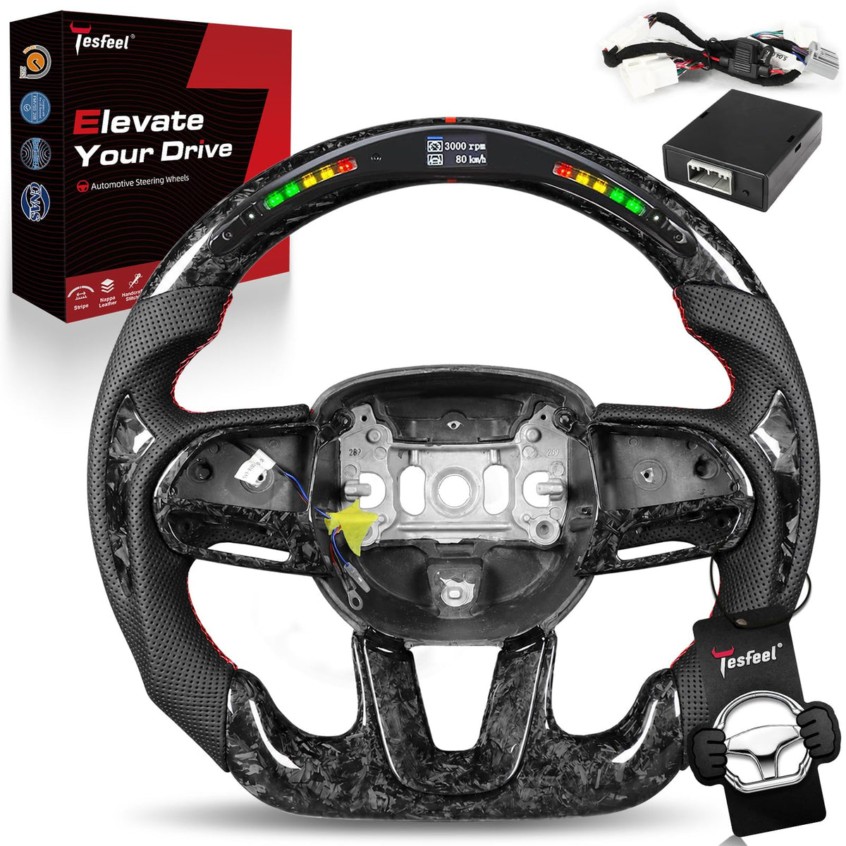TESFEEL steering wheel for Dodge challenger