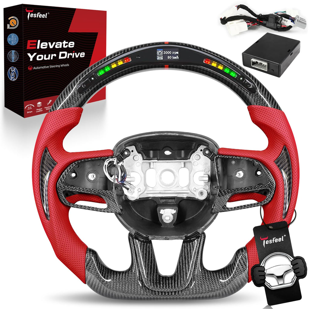 TESFEEL steering wheel for Dodge challenger
