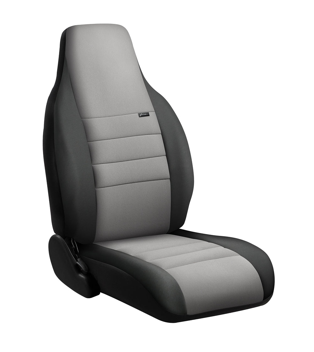 Custom Fit Rear Seat Cover 60/40 Split Neoprene Gray Black