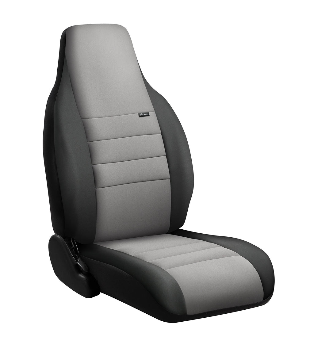 Custom Fit Rear Seat Cover 60/40 Split Neoprene Gray Black