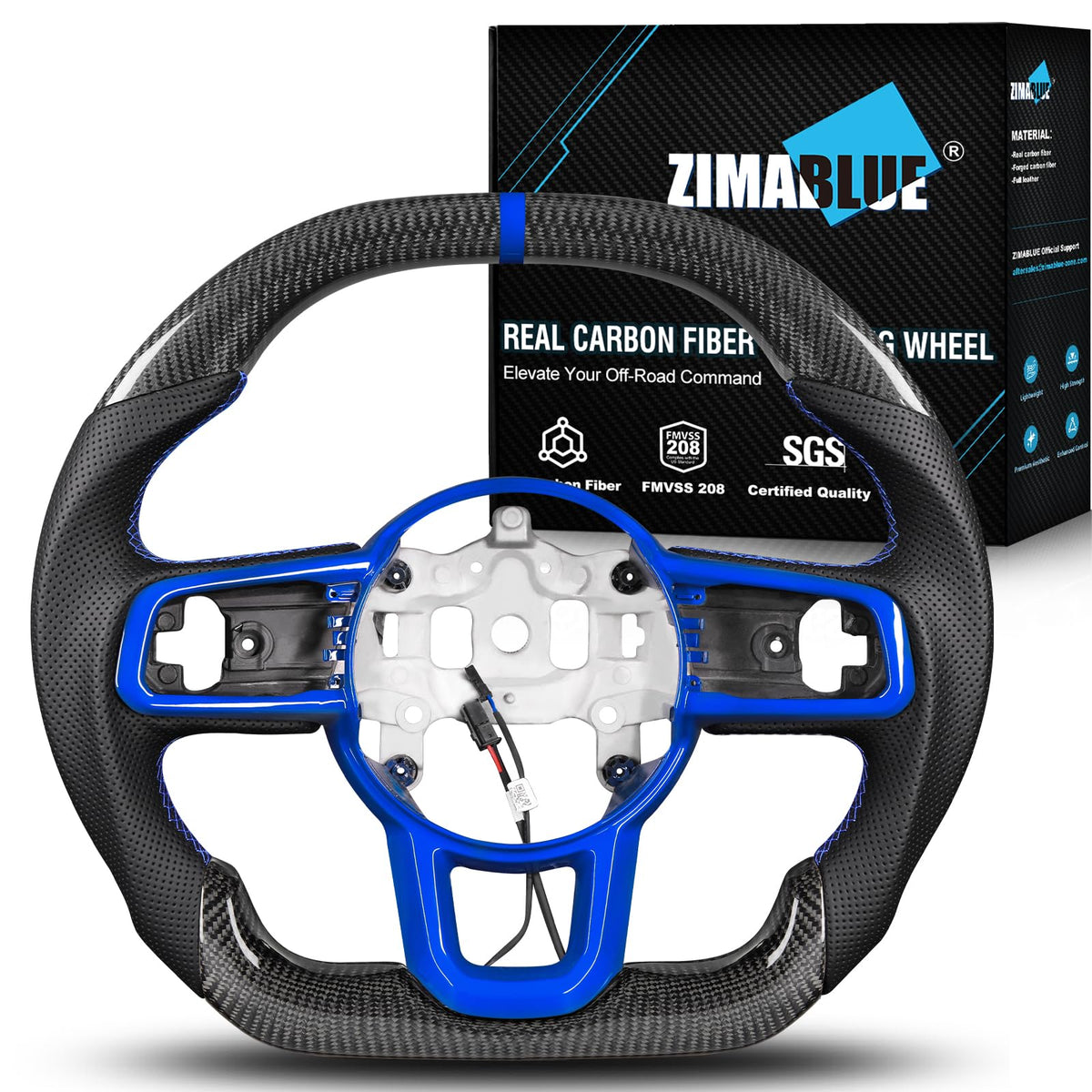 ZIMABLUE Steering Wheel for jeep wrangler